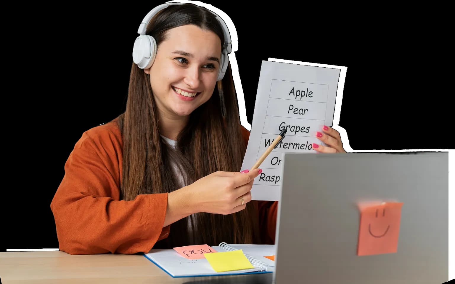 Estudiante preparando selectividad