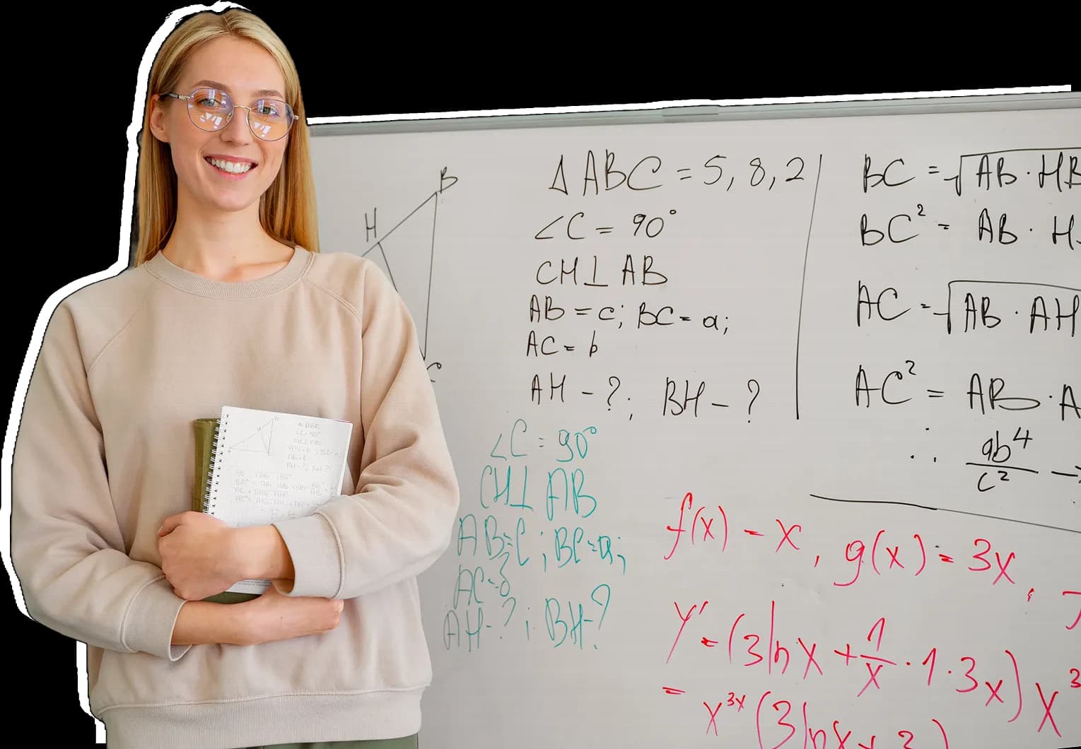 Aluno a preparar os Exames Nacionais