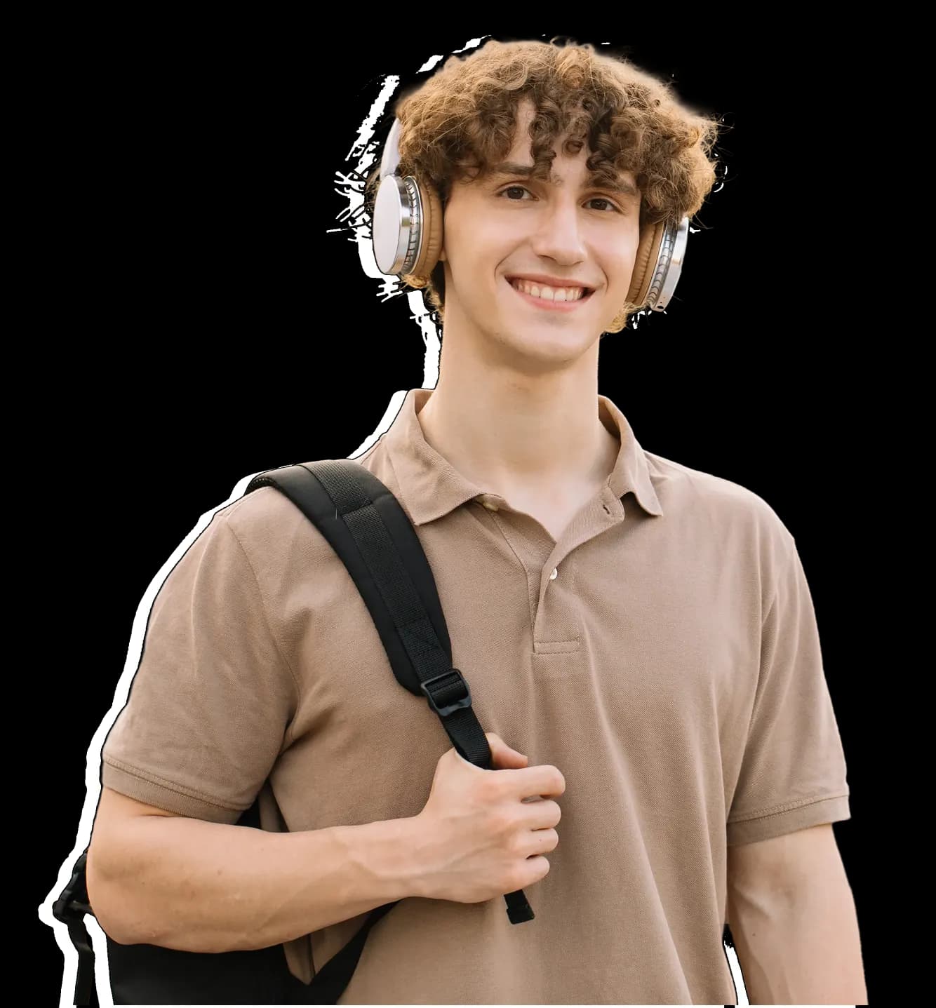Estudiante internacional feliz de haber realizado sus trámites con Atlas x Ucademy