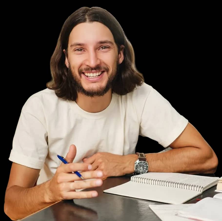 Estudiante preparando acceso a la universidad